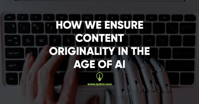 How We Ensure Content Originality in the Age of AI