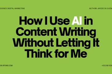 How I Use AI in Content Writing Without Letting It Think for Me
